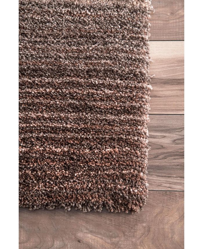 nuLoom Zoomy Hand Tufted Classie Navy 8' x 10' Area Rug Macy's