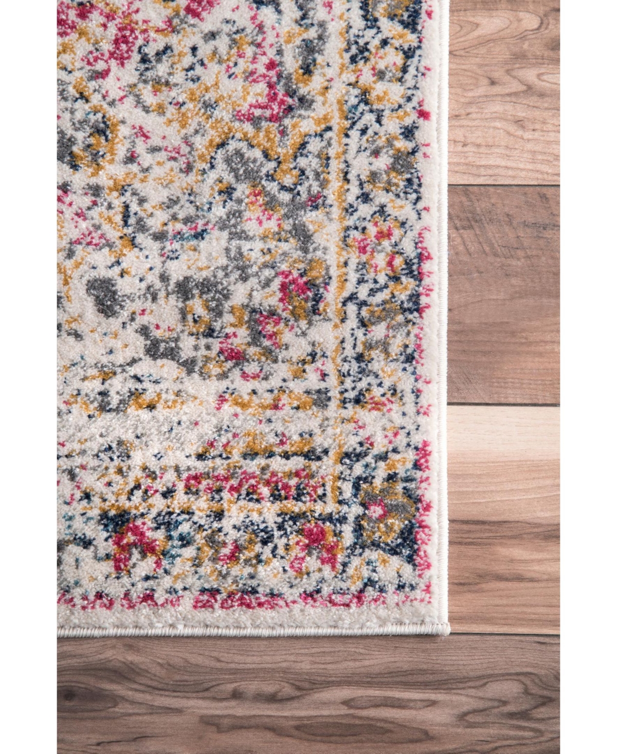 nuLoom Bodrum Vintage-Inspired Medallion Leola Area Rug