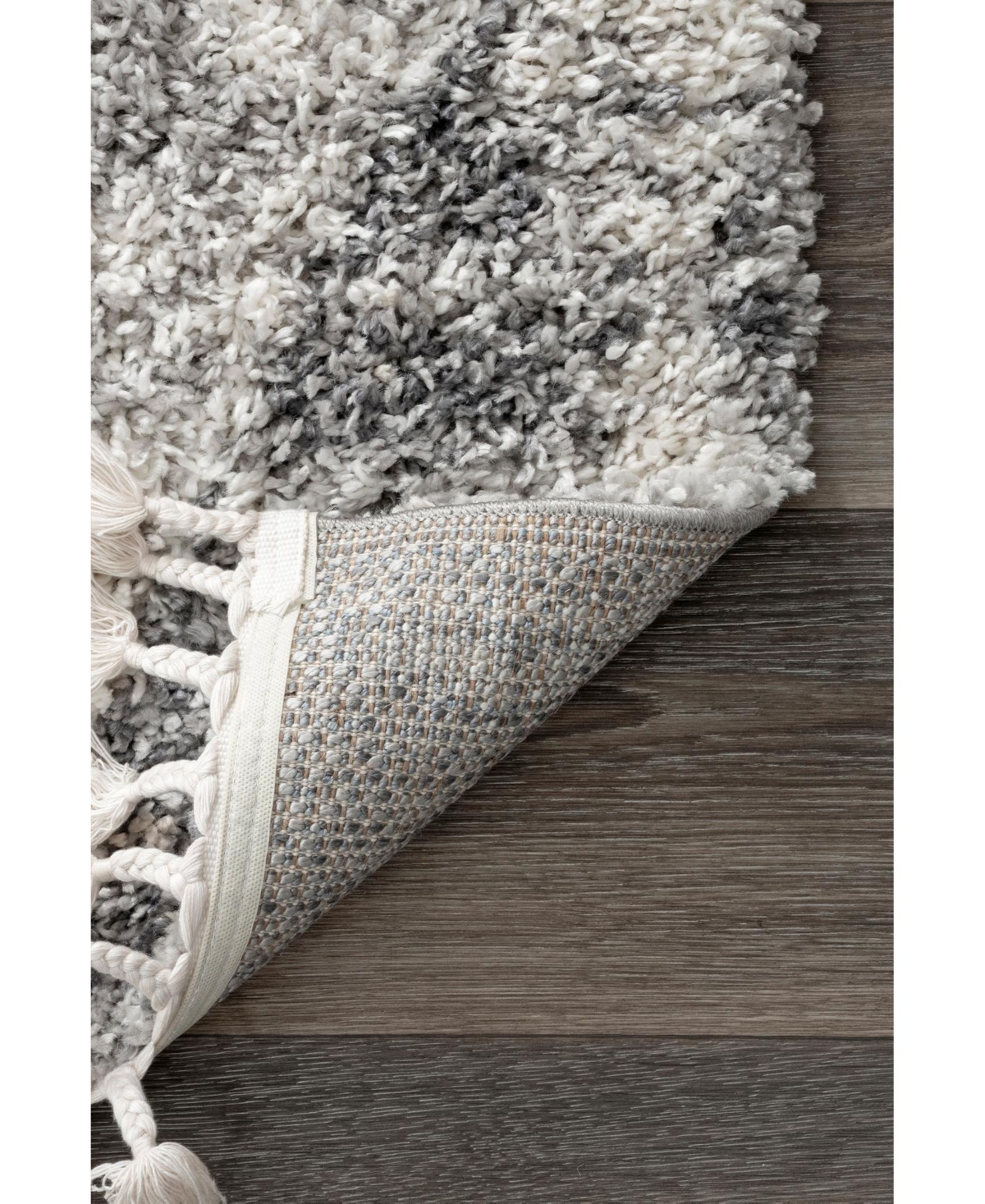 nuLoom Ellis Selah DiamondArea Rug - Gray