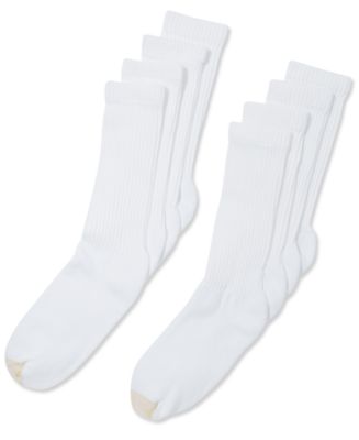 Gold Toe Men's Classic 6-Pairs Crew Athletic Socks + 2 Extra Pairs - Macy's