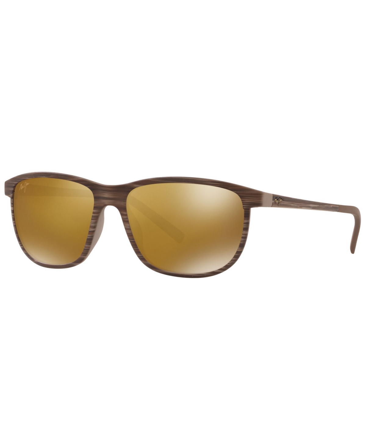 Shop Maui Jim Unisex Dragon's Teeth Polarized Sunglasses, Mj000608 In Tortoise Brown,bronze Polar
