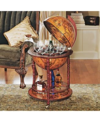 Design Toscano Sixteenth-Century Italian Replica Globe Bar