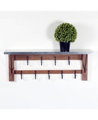 Millwork Double Row Hook Shelf