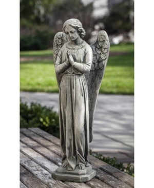 Shop Campania International Angel Of Hope Animal Statuary In Heather Gray