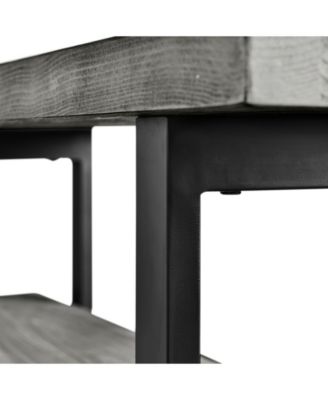 Pomona Metal and Wood Wall Coat Hook with Bench