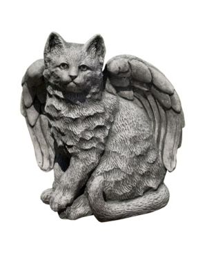 CAMPANIA INTERNATIONAL ANGEL KITTY GARDEN STATUE 