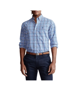 Polo Ralph Lauren Men's Classic Fit Plaid Poplin Shirt