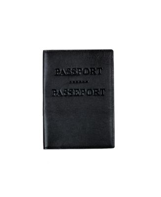 CHAMPS Men's Genuine Leather Passport Holder - Macy's