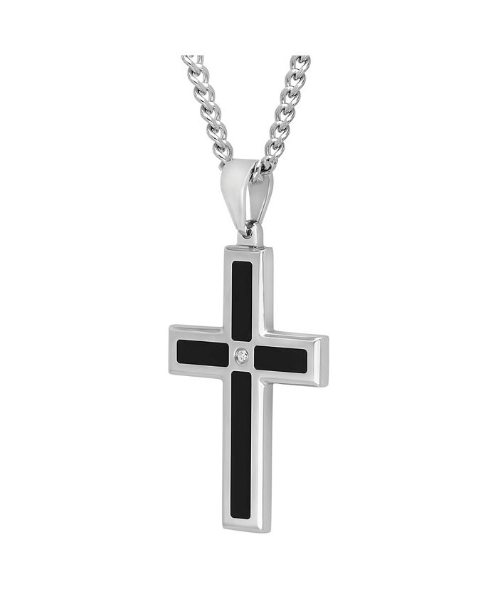 C&C Jewelry Macy's Men's Cross Pendant Necklace Macy's