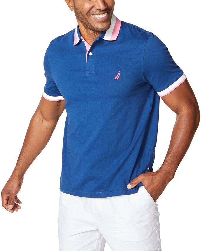 Nautica Men's ClassicFit Colorblocked Polo Shirt Macy's