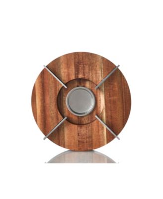 Acacia wood Food Warmer