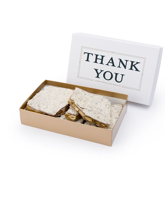 Enstrom Candies Sophisticated Thank You Milk Traditional Almond Toffee, 1 lb Macy's