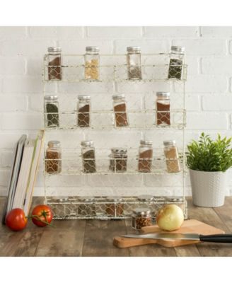 4 Row Chicken Wire Spice Rack