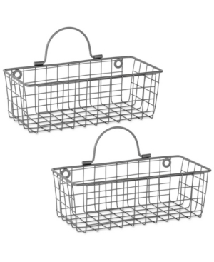 Design Imports Small Wire Wall Basket Set of 2
