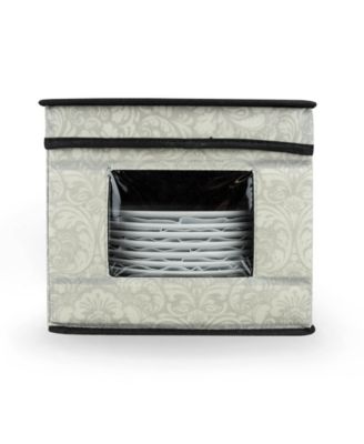 Dish Storage Salad Plate Damask