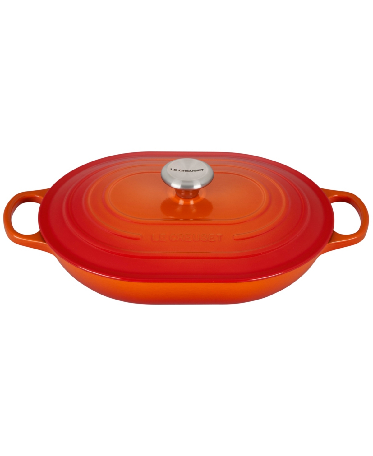 Le Creuset Enameled Cast Iron 3.75-qt. Oval Casserole With Lid In Orange