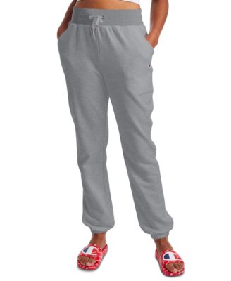grey women's champion sweatpants