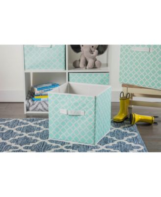 Non-woven Polyester Cube Lattice Square Set of 4