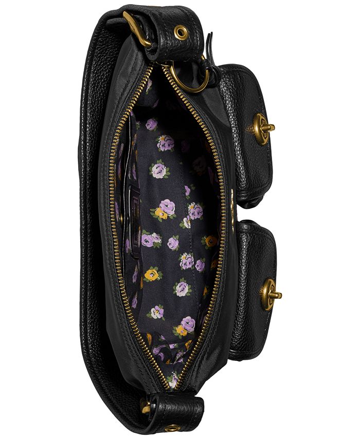 COACH Nylon Vintage Rose Print Interior Cargo Shoulder Bag & Reviews