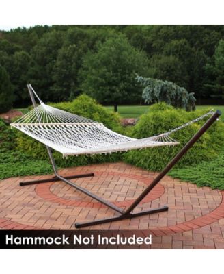 Large 2-Person Hammock Stand with Heavy-Duty Steel Beam Construction