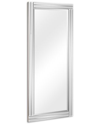 Moderno Stepped Beveled Rectangle Wall Mirror, 54" x 24" x 1.18"