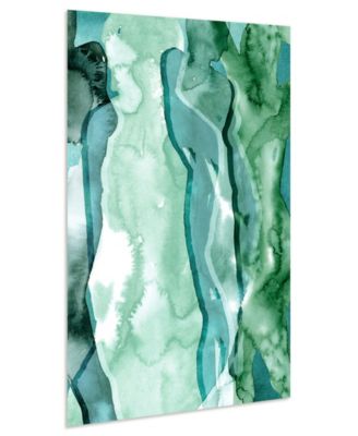 Water Women I Frameless Free Floating Tempered Art Glass Wall Art by EAD Art Coop, 48" x 32" x 0.2"