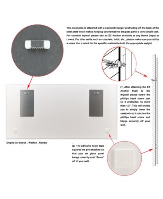 Fearless 1 and 2 Frameless Free Floating Tempered Glass Panel Graphic Wall Art, 24" x 48" x 0.2"