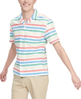 tommy hilfiger mens short sleeve shirts