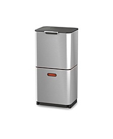 Stainless Steel Totem Max 60L Waste Separation & Recycling Unit 