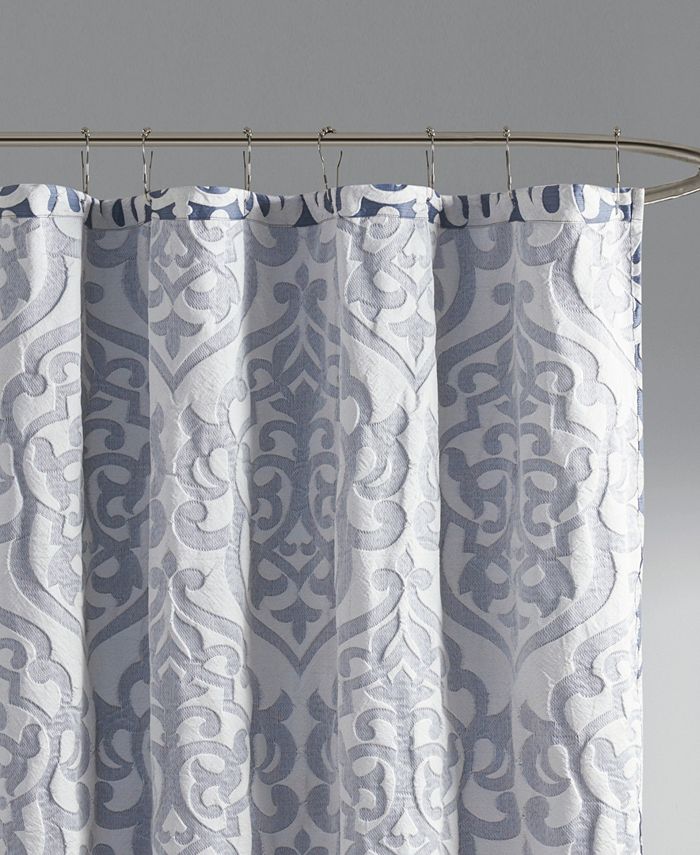 Madison Park Odette Jacquard Shower Curtain, 72" x 72" & Reviews Home Macy's