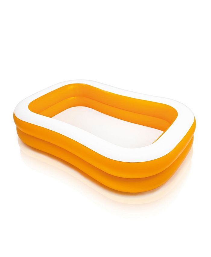 intex inflatable mandarin swim center family lounge pool