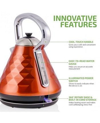 OVENTE Victoria Collection Electric Kettle - Macy's