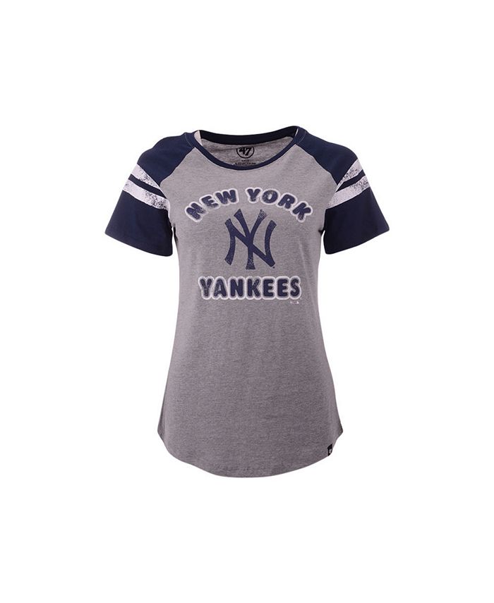 New York Yankees MLB '47 Basic Logo Raglan Long Sleeve T-Shirt
