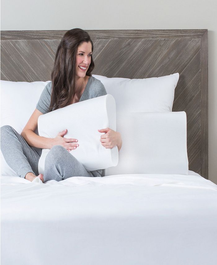 SensorPEDIC Memory Foam Contour Bed Pillow Macy's