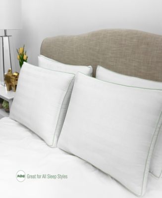 BioPEDIC - 4-Pack 300 Thread Count Plush Fiber Gusseted Bed Pillow