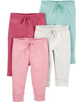 Carter's Baby Girls 4-Pk. Cotton Pull 