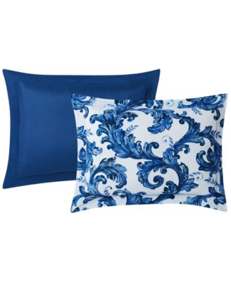 Pem America Blue Scroll 8-Pc. Comforter Set