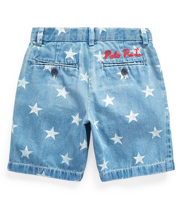 Polo Ralph Lauren Little Boys StarPrint Denim Shorts & Reviews