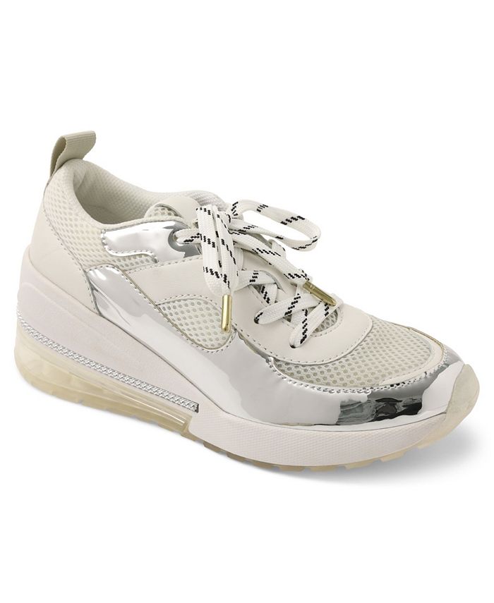 BCBGeneration Weddi Lace-Up Sneakers - Macy's
