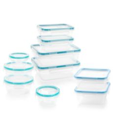 Total Solution® 20-piece Plastic Food Storage Container Set