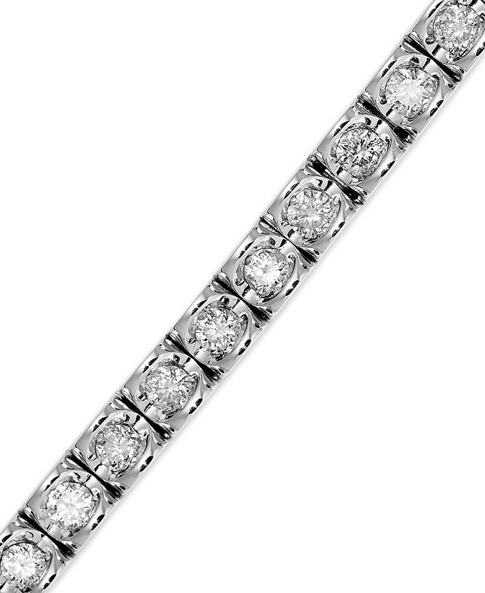 Macy's Diamond Bracelet in 14k Yellow or White Gold (2 ct. t.w.) Macy's