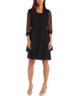 R & M Richards - Petite Embellished Dress & Jacket