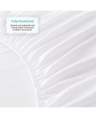 Nestl Deep Pocket Cotton Terry Hypoallergenic Waterproof Mattress Protector, Full