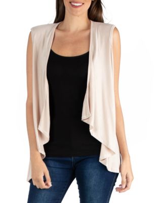 sleeveless cardigan