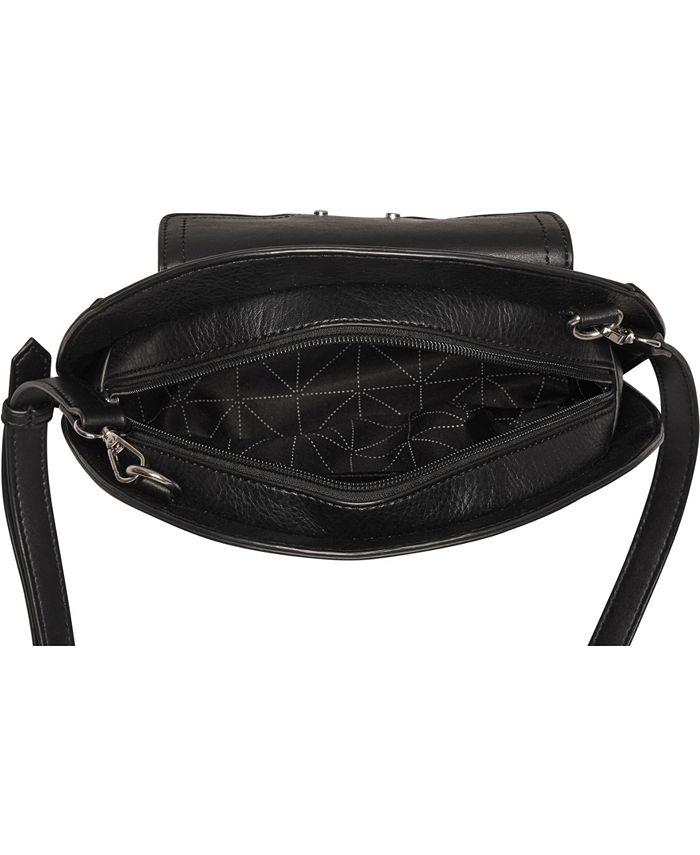 kensie Women's Moto Dome Crossbody Bag & Reviews - Handbags ...