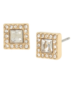image of Jessica Simpson Halo Square Stud Earrings, 0.25