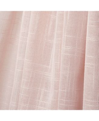 Curtains Jacinta Flippable Side Ruffle Sheer Rod Pocket Curtain Panel Pair, 54" x 96", Set of 2