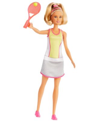 You Can Be Anything Barbie Tennis Player Doll by Mattel Gjl65 for sale online 