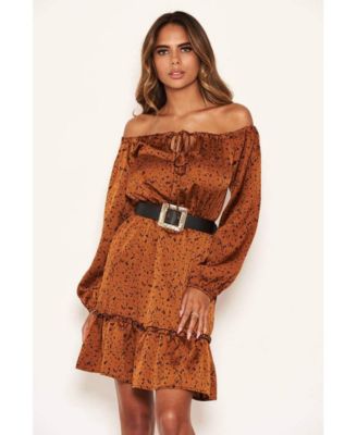 macy's off the shoulder dress juniors