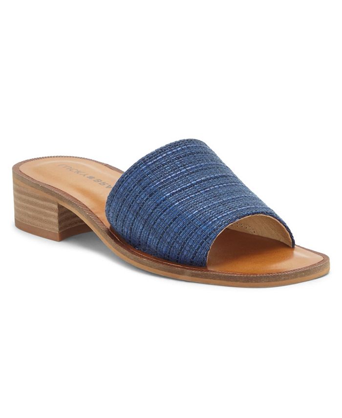 Lucky Brand Women s Frijana Block Heel Slides Macy s